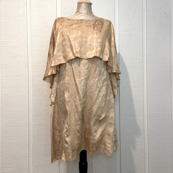 Rachel Zoe Silk Nude Dress w Low Back - Picture 1 of 5